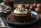 Gluten-free chestnut cake served
