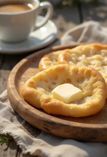 Bannock bread served