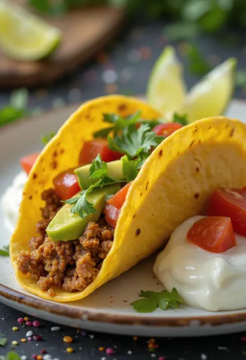 Gluten-free taco served