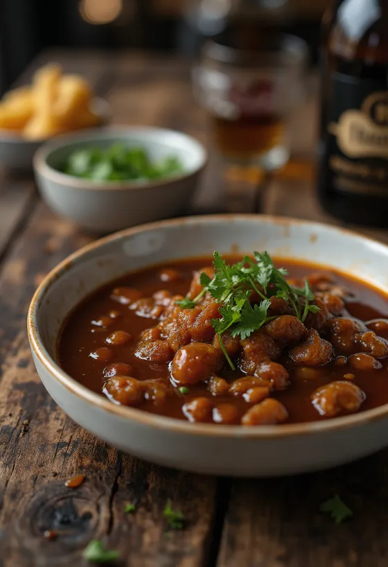 Spicy tamarind sauce served with grilled meats
