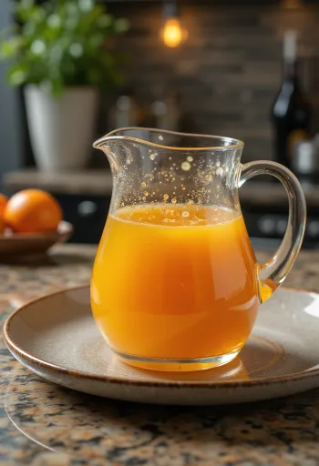 Rosemary and orange sauce served