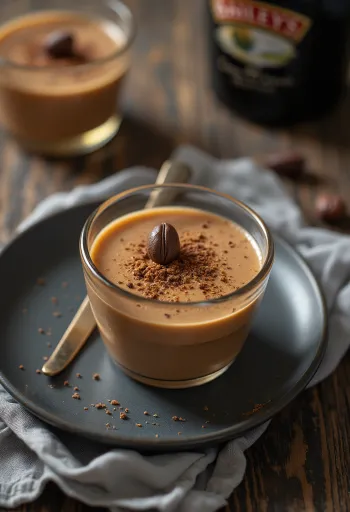 Homemade Irish Cream served in a bottle