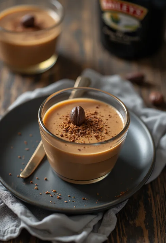 Homemade Irish Cream served in a bottle