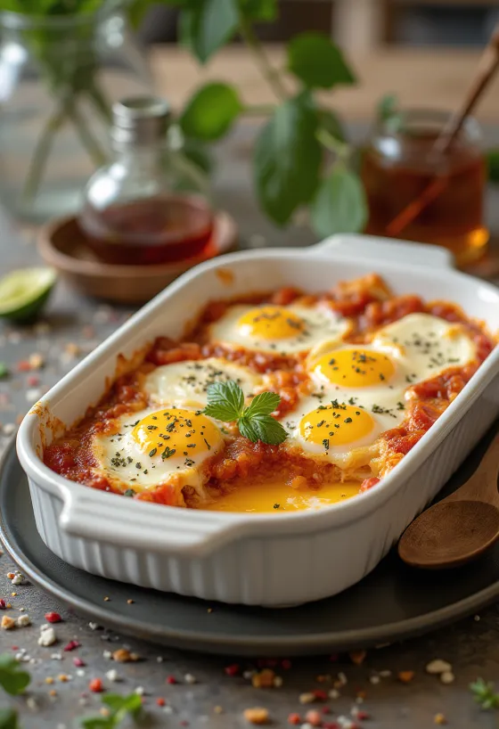 Juicy aubergine bake layered with minced meat and cheese, baked golden brown.
