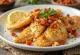 Tilapia fry with chilli served, garnished with fresh coriander