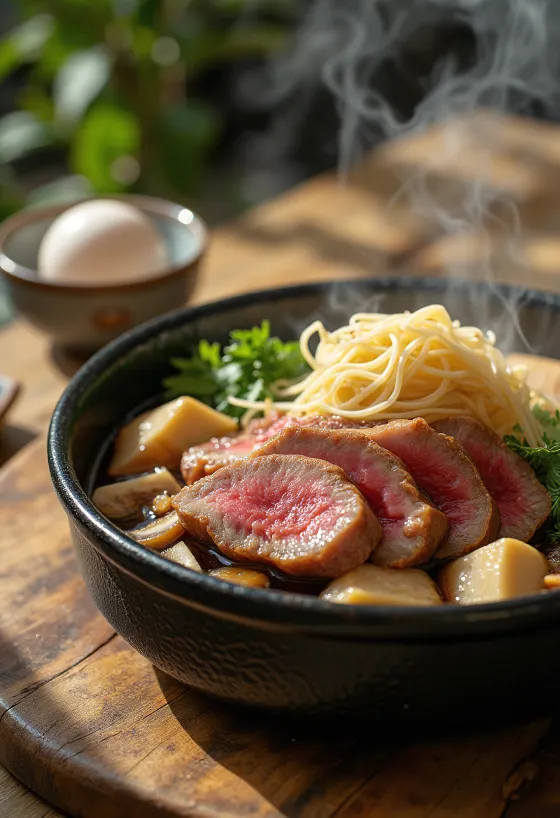 Beef Sukiyaki a Japanese hot pot dish