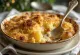 Meaty Janssons frestelse, a rich and creamy Swedish dish with potatoes and smoked meat