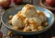 Apple Pie Ice Cream served