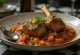 Osso buco served with chilli, spicy
