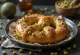 Pistachio pretzels served