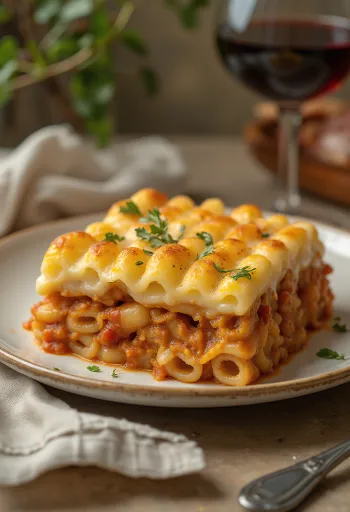 Pastitsio served