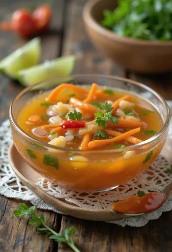 Nuoc cham sauce served