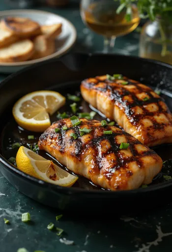 BBQ grilled catfish with fresh spices