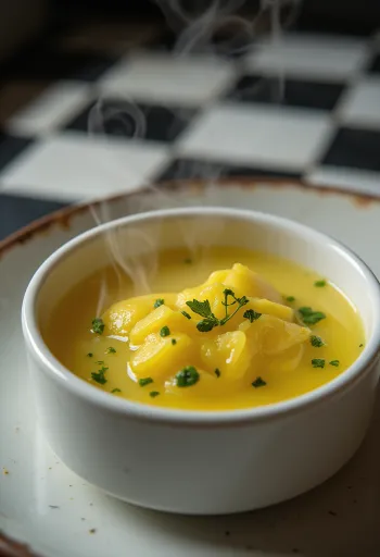 Fresh Herb Butter Sauce served with grilled fish