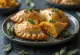 Roasted pumpkin and sage empanada golden brown