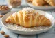 Coconut flour croissant served