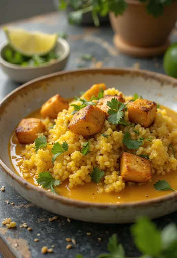 Thai-Style Lime & Tofu Curry with Quinoa