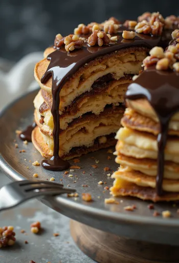 Rakott palacsinta served