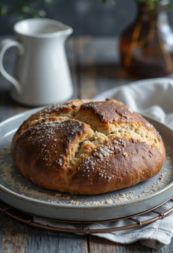 Ruisleipä jälkiuunileipä, freshly baked Finnish bread